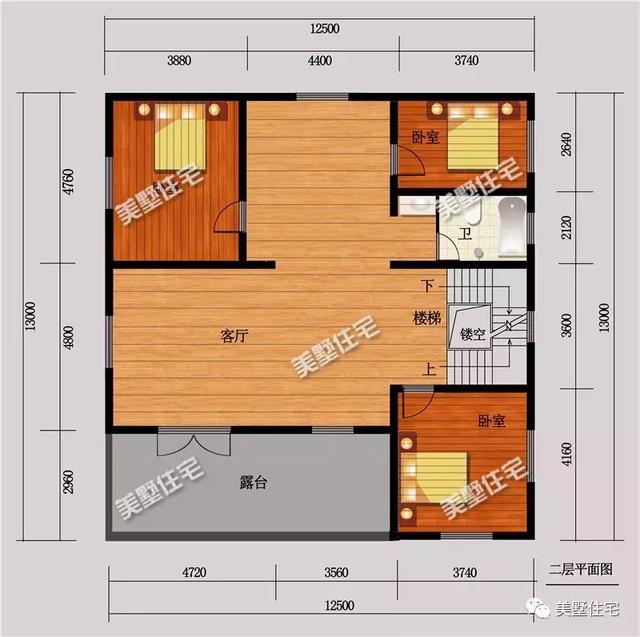 3套新中式風(fēng)格的別墅戶型圖，造價30萬左右，造型更符合現(xiàn)代人的審美