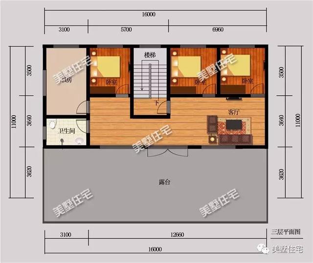 3套新中式風(fēng)格的別墅戶型圖，造價30萬左右，造型更符合現(xiàn)代人的審美