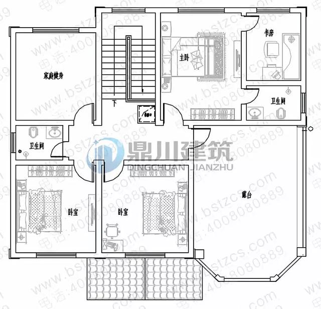 15套漂亮三層復(fù)式別墅戶型圖，4套帶旋轉(zhuǎn)樓梯， 經(jīng)濟(jì)實用，美觀大氣，我們一起來看看吧