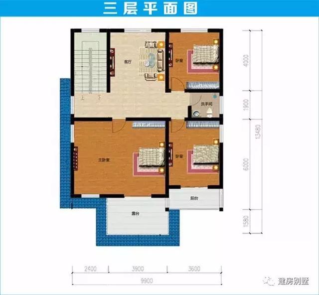 3棟面寬不足10米的農(nóng)村自建別墅設(shè)計(jì)圖，小面寬建出來的房子既精致又大氣