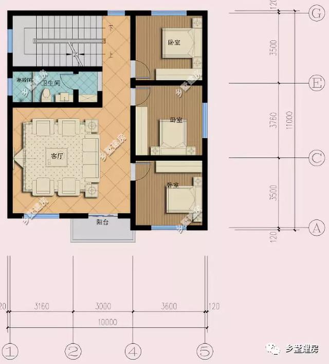 10X9米農(nóng)村三層小別墅設(shè)計(jì)圖，不僅造價(jià)經(jīng)濟(jì)，框架結(jié)構(gòu)只要37萬，布局也是獨(dú)特！