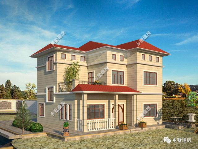 10X9米農(nóng)村三層小別墅設(shè)計(jì)圖，不僅造價(jià)經(jīng)濟(jì)，框架結(jié)構(gòu)只要37萬，布局也是獨(dú)特！