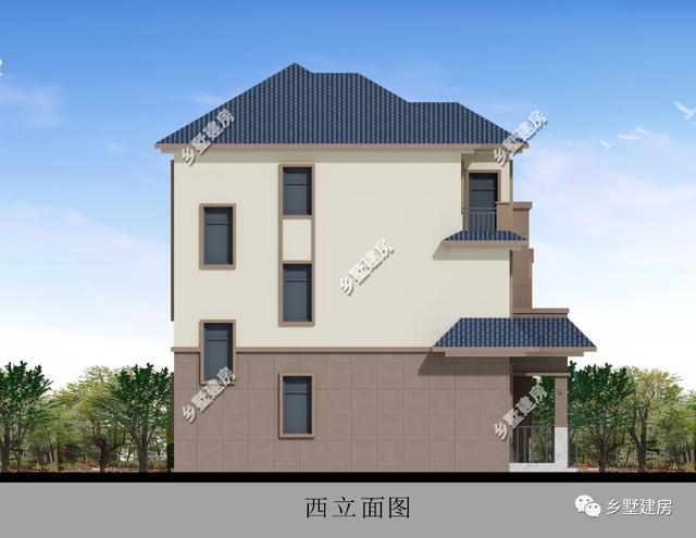 10X9米農(nóng)村三層小別墅設(shè)計(jì)圖，不僅造價(jià)經(jīng)濟(jì)，框架結(jié)構(gòu)只要37萬，布局也是獨(dú)特！