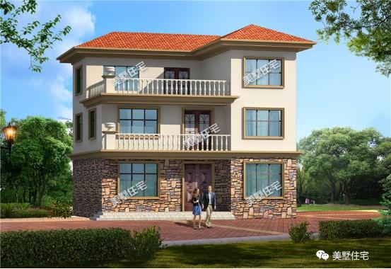 11x10米三層別墅圖，5室6衛(wèi)，經(jīng)濟(jì)實(shí)用，樸實(shí)而又美麗，農(nóng)村自建房首選戶型