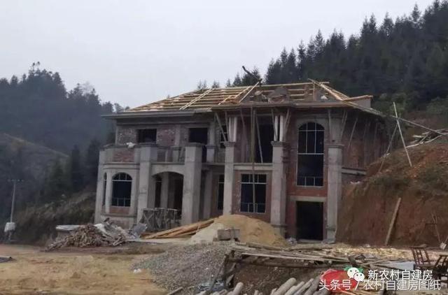 自建二層別墅設(shè)計(jì)圖，15X10米帶地下室，集豪華實(shí)用于一體