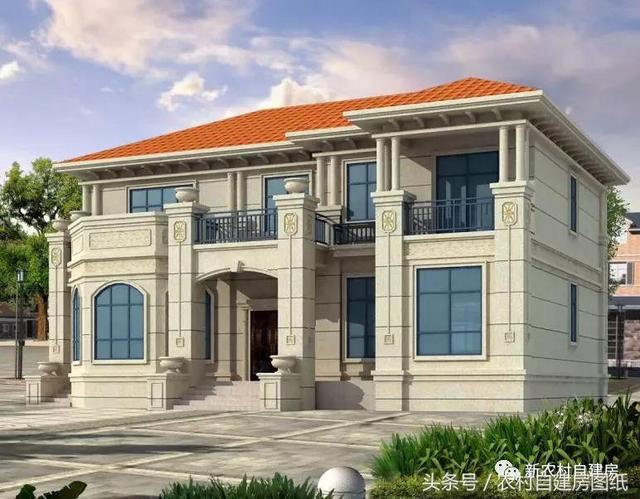 自建二層別墅設(shè)計(jì)圖，15X10米帶地下室，集豪華實(shí)用于一體