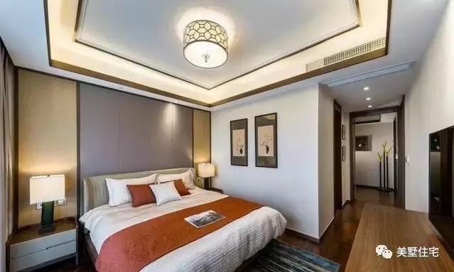 平屋頂新中式農(nóng)村自建別墅圖，既有現(xiàn)代風(fēng)格的簡約又有傳統(tǒng)元素的雋永