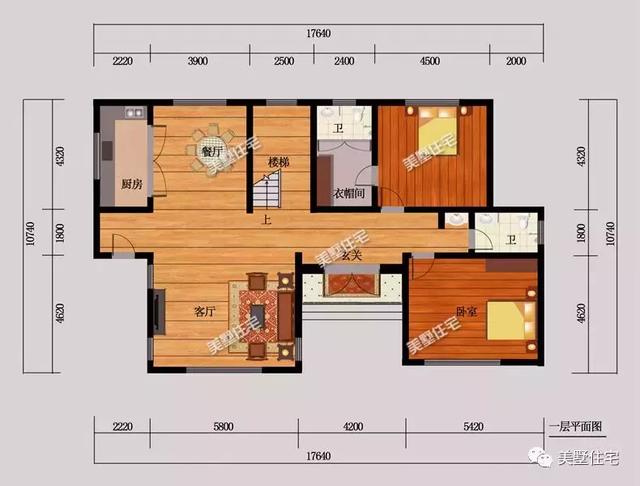 平屋頂新中式農(nóng)村自建別墅圖，既有現(xiàn)代風(fēng)格的簡約又有傳統(tǒng)元素的雋永