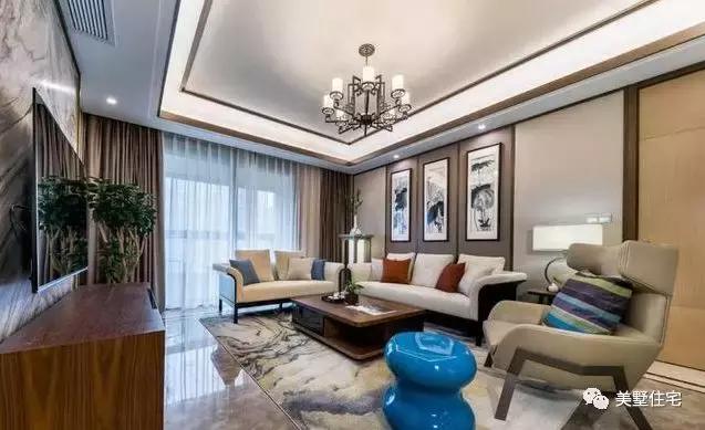 平屋頂新中式農(nóng)村自建別墅圖，既有現(xiàn)代風(fēng)格的簡約又有傳統(tǒng)元素的雋永