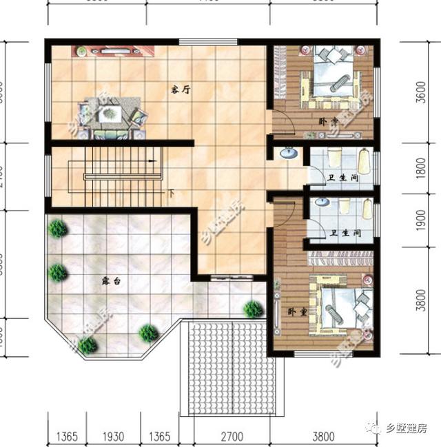二款當今潮流款自建房別墅圖，每棟都獨具特色，快來建造吧！