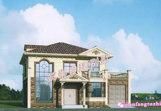 11x11米二層農(nóng)村別墅設(shè)計(jì)圖，1種布局4種配色，快來選一選