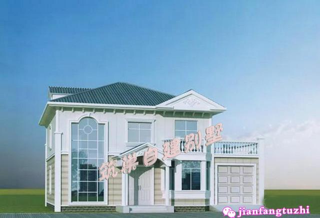 11x11米二層農(nóng)村別墅設(shè)計(jì)圖，1種布局4種配色，快來選一選