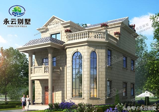 農(nóng)村自建房用得較多的幾款三層別墅圖紙，都是比較豪華大氣的外觀