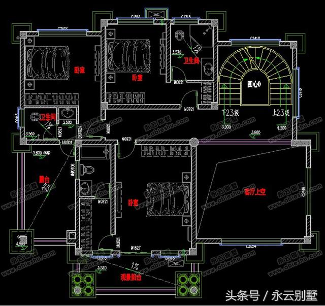 農(nóng)村自建房用得較多的幾款三層別墅圖紙，都是比較豪華大氣的外觀