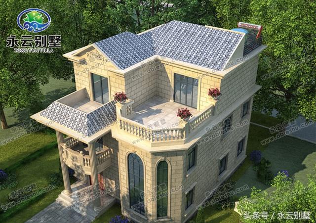 農(nóng)村自建房用得較多的幾款三層別墅圖紙，都是比較豪華大氣的外觀