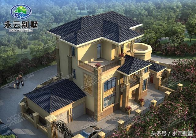 農(nóng)村自建房用得較多的幾款三層別墅圖紙，都是比較豪華大氣的外觀