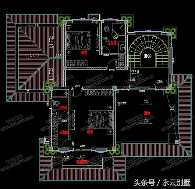農村自建房用得較多的幾款三層別墅圖紙，都是比較豪華大氣的外觀