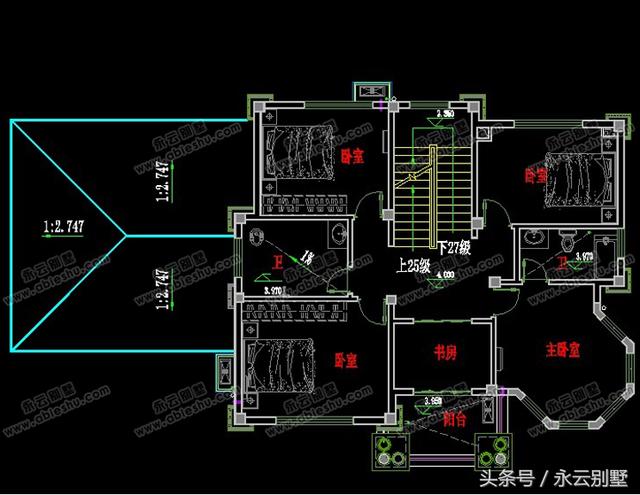 農村自建房用得較多的幾款三層別墅圖紙，都是比較豪華大氣的外觀