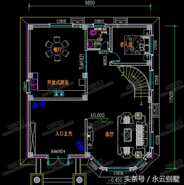 農村自建房用得較多的幾款三層別墅圖紙，都是比較豪華大氣的外觀