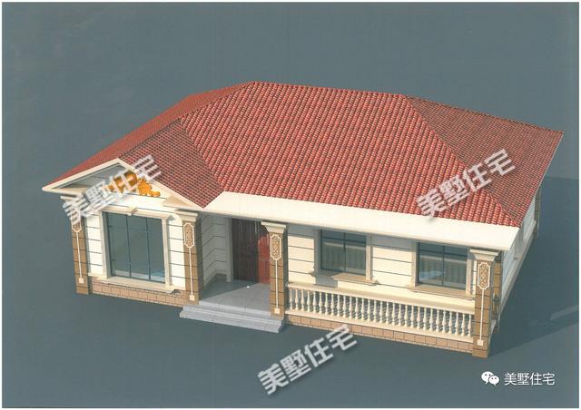 4款農(nóng)村一層小別墅設(shè)計圖，美觀實用住的舒心，10萬就能建的起