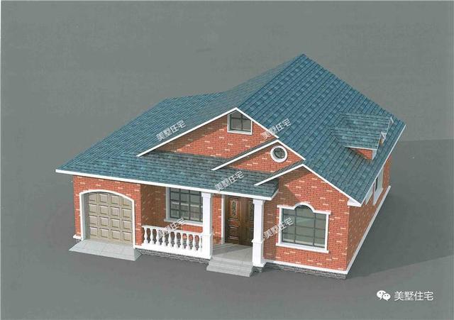 4款農(nóng)村一層小別墅設(shè)計圖，美觀實用住的舒心，10萬就能建的起