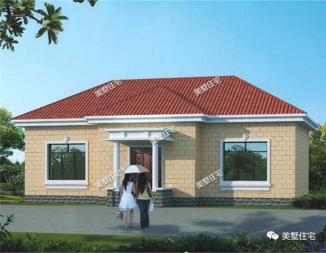 4款農(nóng)村一層小別墅設(shè)計圖，美觀實用住的舒心，10萬就能建的起