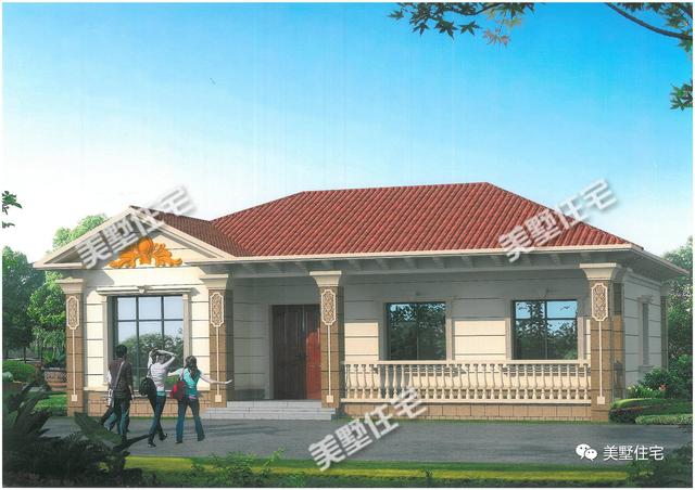 4款農(nóng)村一層小別墅設(shè)計圖，美觀實用住的舒心，10萬就能建的起