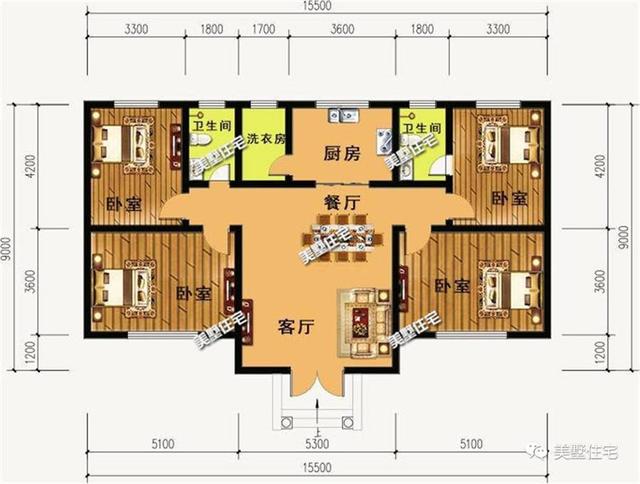 4款農(nóng)村一層小別墅設(shè)計圖，美觀實用住的舒心，10萬就能建的起