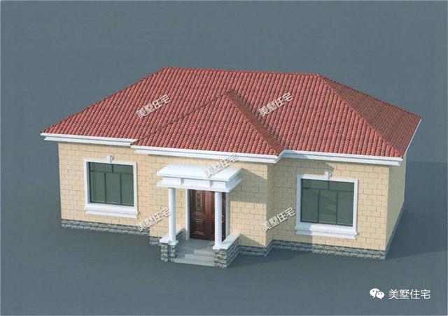 4款農(nóng)村一層小別墅設(shè)計圖，美觀實用住的舒心，10萬就能建的起