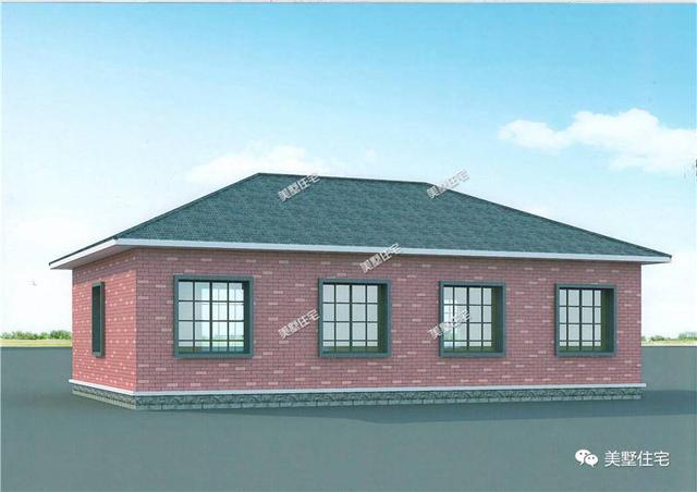 4款農(nóng)村一層小別墅設(shè)計圖，美觀實用住的舒心，10萬就能建的起