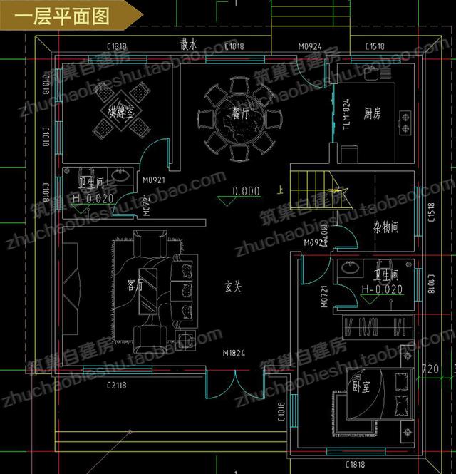 兩款經(jīng)濟(jì)實(shí)用易建造二層平屋頂農(nóng)村自建房（全套）施工效果圖，造價(jià)才25萬