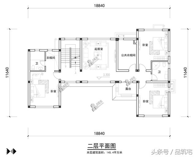 三層中式別墅設(shè)計(jì)圖，綠水青山白墻黛瓦，鄉(xiāng)間恬淡生活躍然眼前