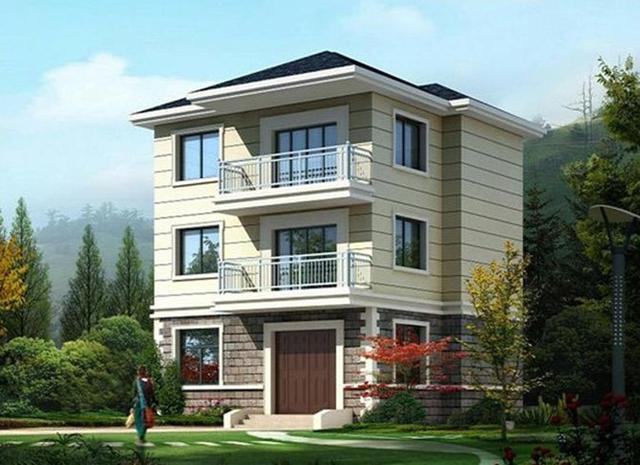 2款開間8米的農(nóng)村自建房設(shè)計圖，不僅美觀大方，更是經(jīng)濟(jì)實用，小戶型也能建出大豪宅