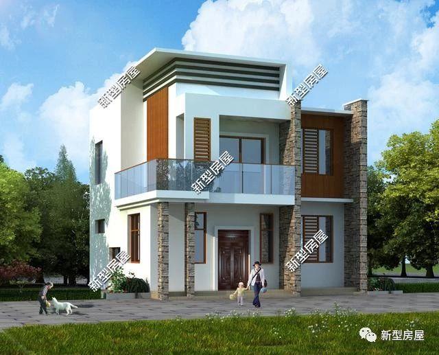 20萬(wàn)就能建起的二層農(nóng)村別墅圖，現(xiàn)代、實(shí)用、輕奢時(shí)尚，年輕人的最愛
