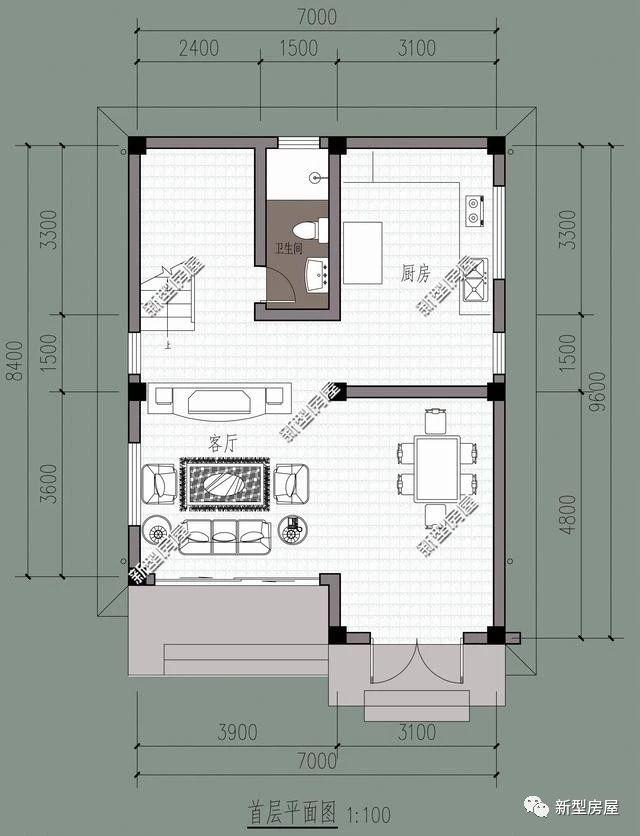 20萬(wàn)就能建起的二層農(nóng)村別墅圖，現(xiàn)代、實(shí)用、輕奢時(shí)尚，年輕人的最愛