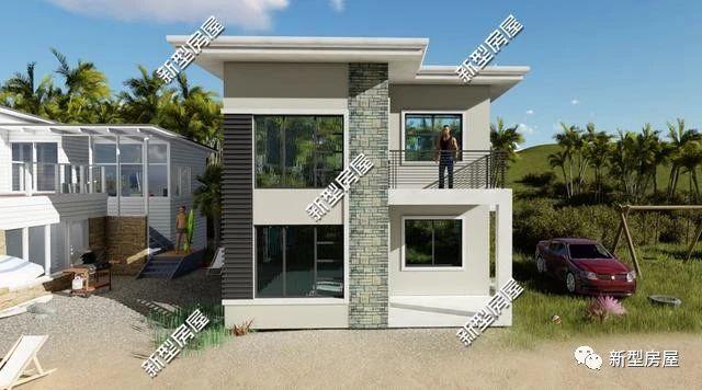 20萬(wàn)就能建起的二層農(nóng)村別墅圖，現(xiàn)代、實(shí)用、輕奢時(shí)尚，年輕人的最愛