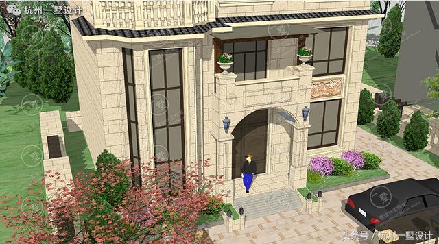 12×12方正的農村自建別墅圖，愜意的小庭院 真正的低調的豪宅！