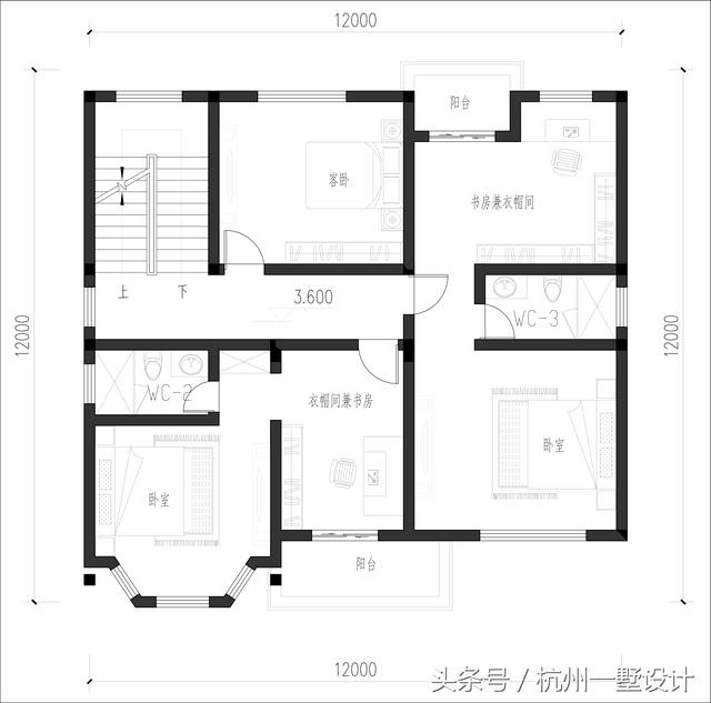 12×12方正的農村自建別墅圖，愜意的小庭院 真正的低調的豪宅！