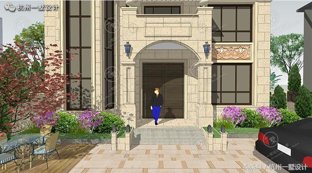 12×12方正的農村自建別墅圖，愜意的小庭院 真正的低調的豪宅！