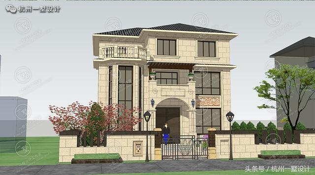 12×12方正的農村自建別墅圖，愜意的小庭院 真正的低調的豪宅！