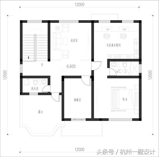 12×12方正的農村自建別墅圖，愜意的小庭院 真正的低調的豪宅！