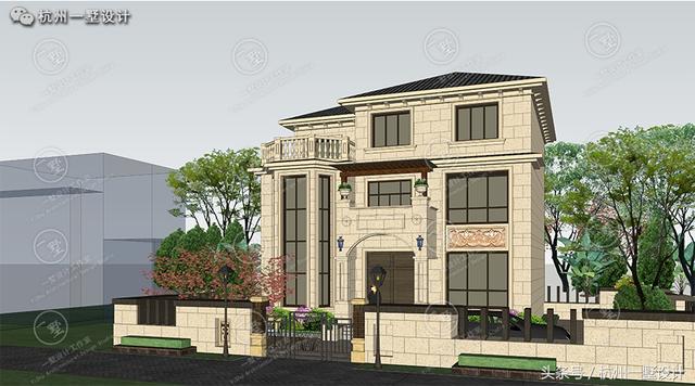 12×12方正的農村自建別墅圖，愜意的小庭院 真正的低調的豪宅！