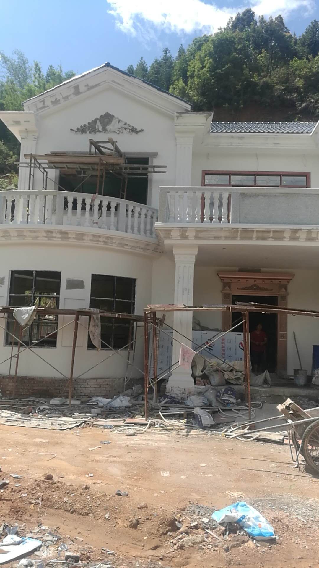 40萬(wàn)為父母打造實(shí)用農(nóng)村二層樓房圖片，含實(shí)拍圖與施工圖！