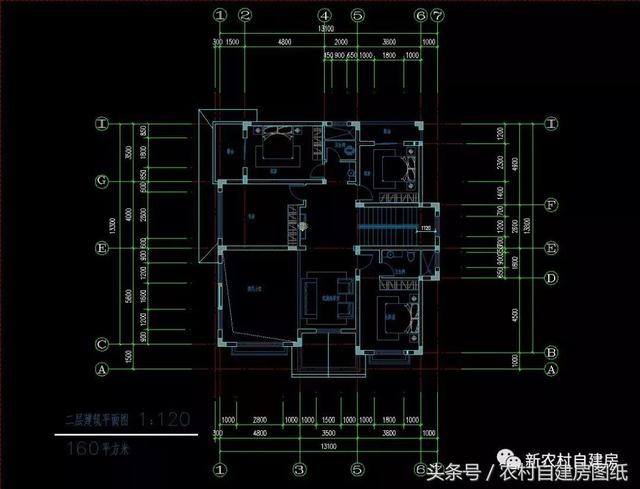 450平的復(fù)式三層豪華別墅設(shè)計圖，落地窗+大露臺，建套好房子能住一百年