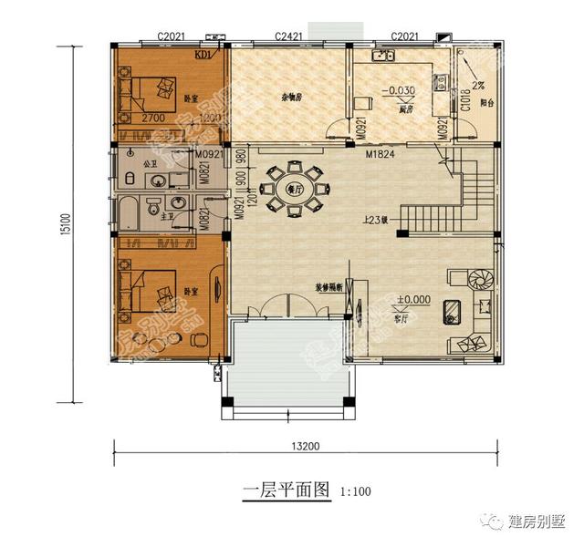 兩棟以貌美脫穎而出的農(nóng)村別墅圖，老家建棟這樣的住宅建真是太有面子了