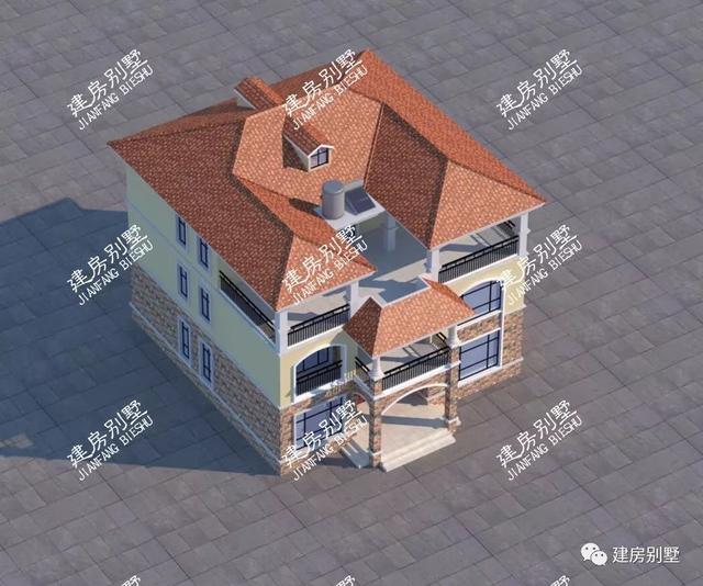 兩棟以貌美脫穎而出的農(nóng)村別墅圖，老家建棟這樣的住宅建真是太有面子了