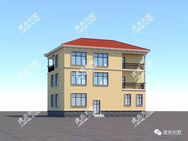 兩棟以貌美脫穎而出的農(nóng)村別墅圖，老家建棟這樣的住宅建真是太有面子了