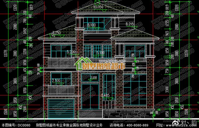 錯(cuò)層歐式框架結(jié)構(gòu)四層別墅設(shè)計(jì)效果圖及施工圖