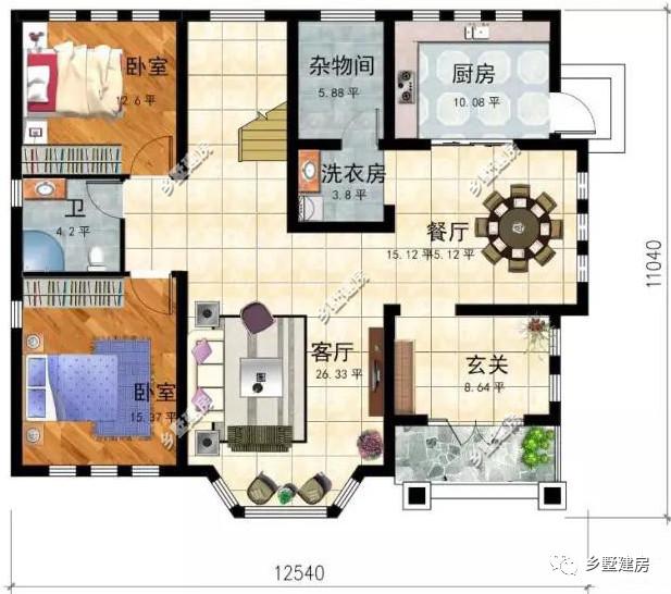 3款農(nóng)村二層小別墅設(shè)計圖，時尚大氣帶露臺，造價太經(jīng)濟(jì)，性價比超高！