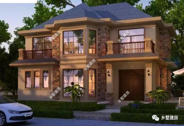 3款農(nóng)村二層小別墅設(shè)計圖，時尚大氣帶露臺，造價太經(jīng)濟(jì)，性價比超高！